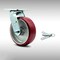 Service Caster 6 Inch SS Poly on Aluminum Swivel Caster with Roller Bearing and Swivel Lock SCC SCC-SS30S620-PAR-BSL - alternate 1